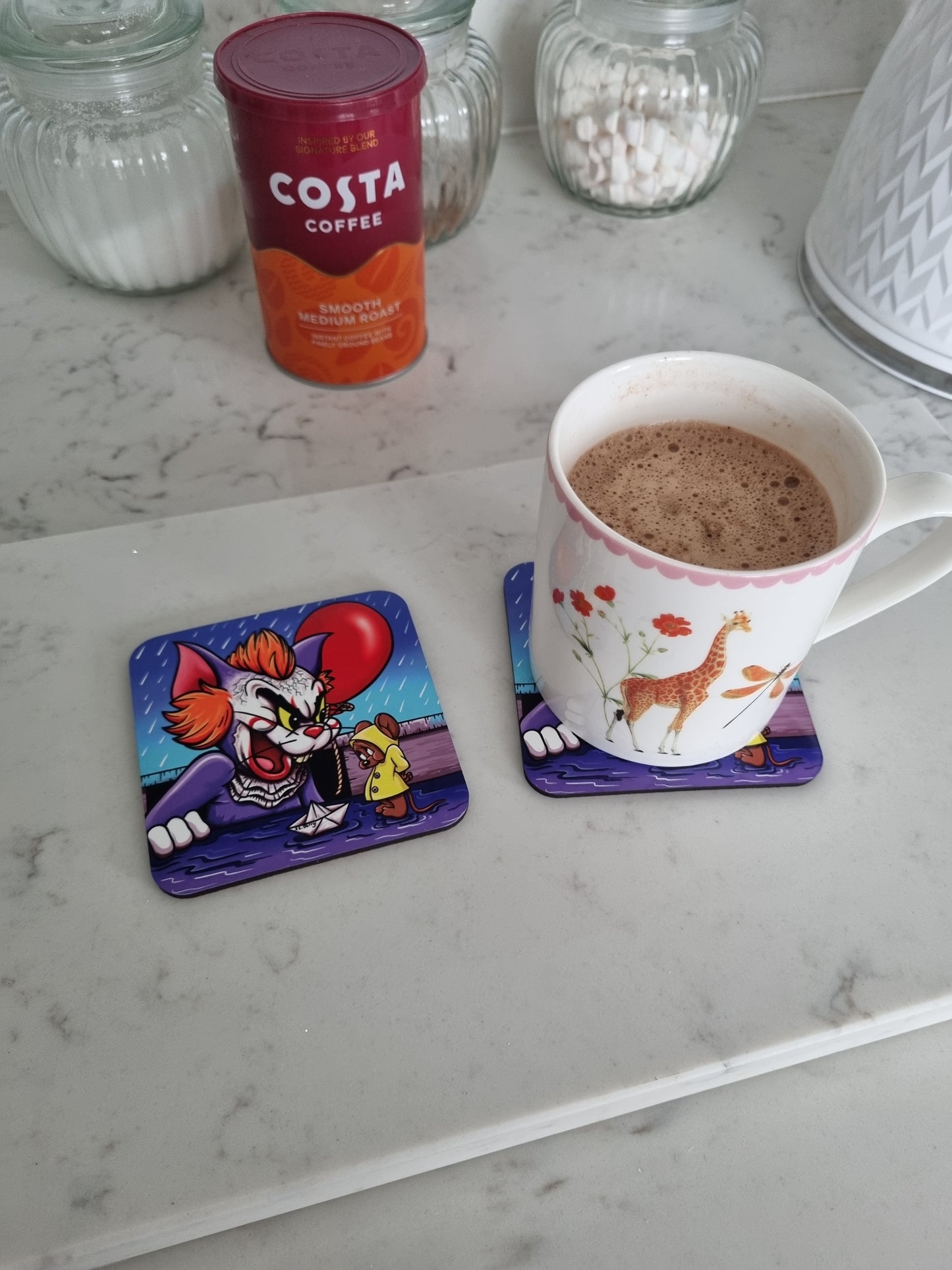 Halloween Drinks Coasters Single