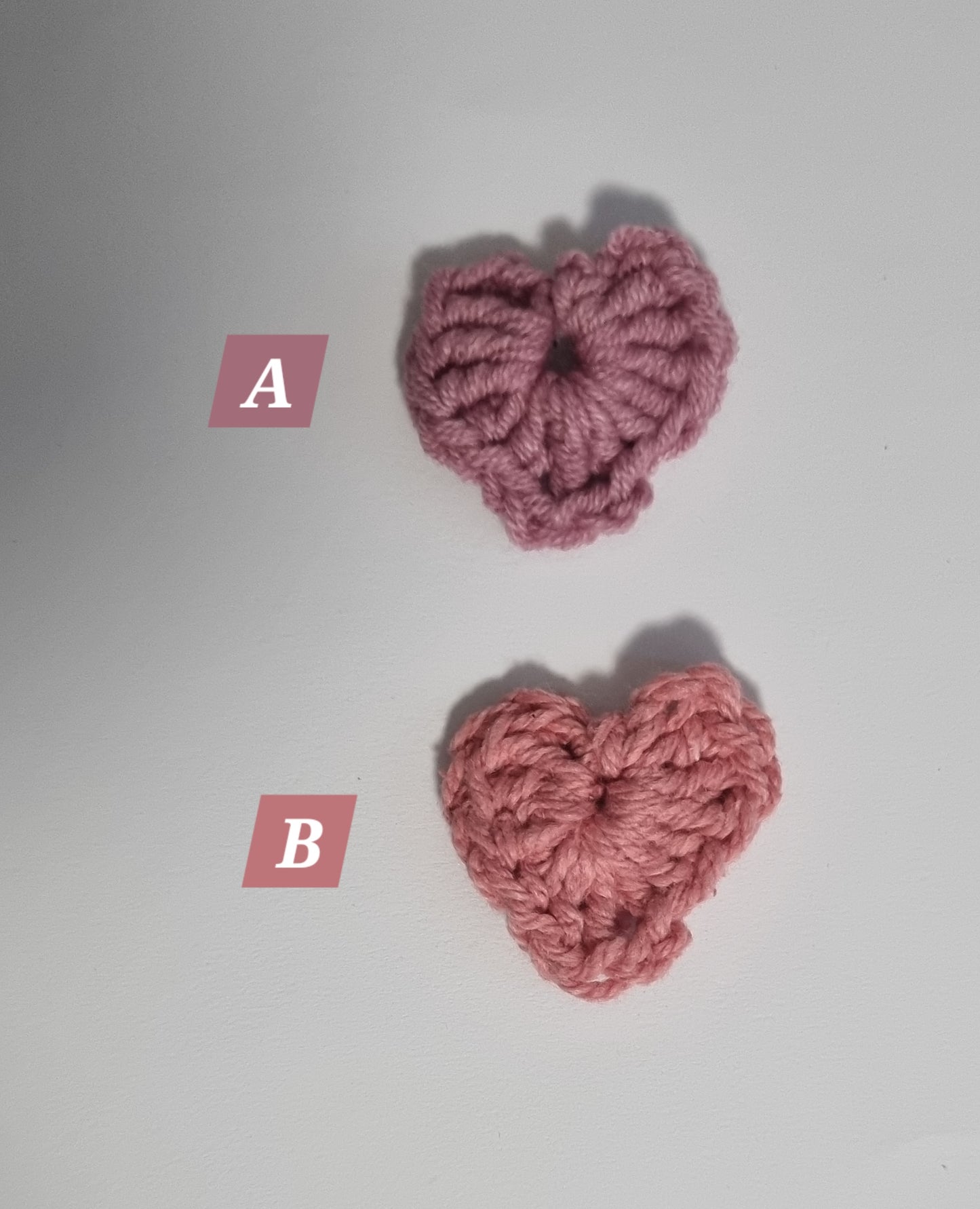 Valentines Card - with Crochet Heart