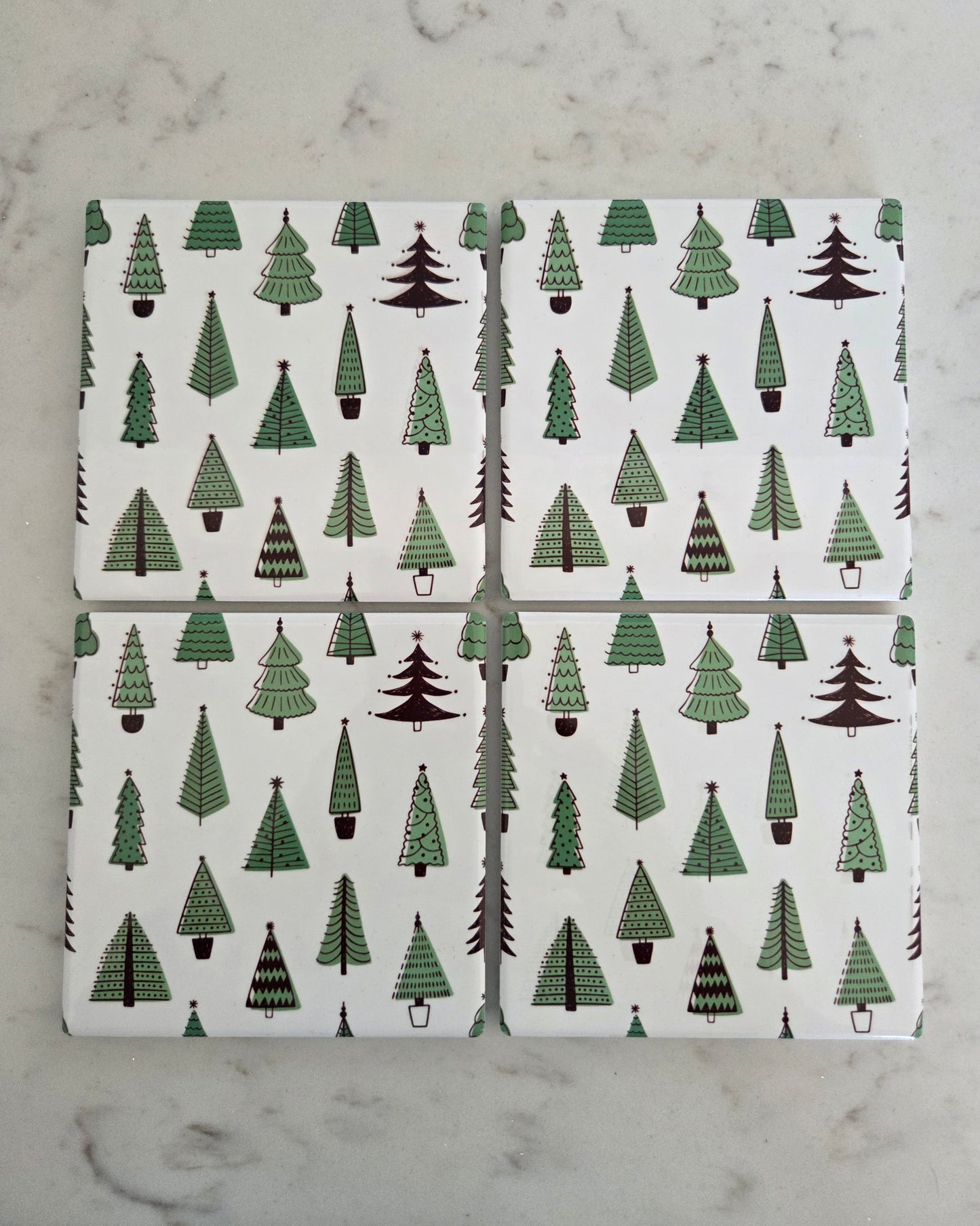 Christmas Ceramic Coasters